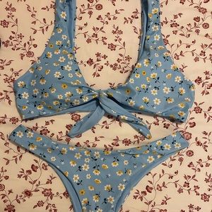 Tie-In-Front Bikini Set!